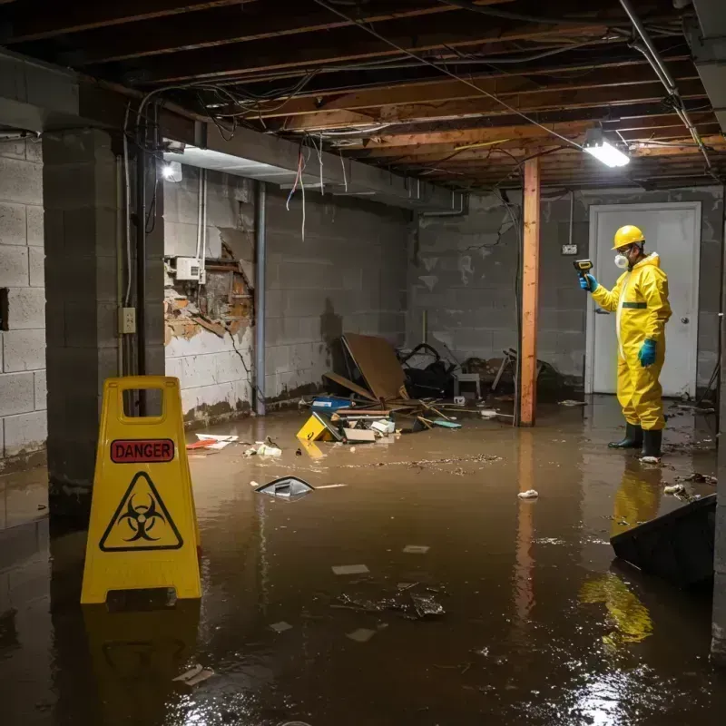 Flooded Basement Electrical Hazard in Socorro County, NM Property